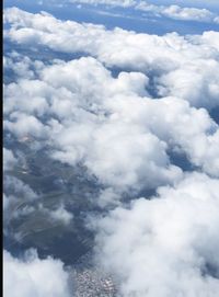 Low angle view of clouds in sky