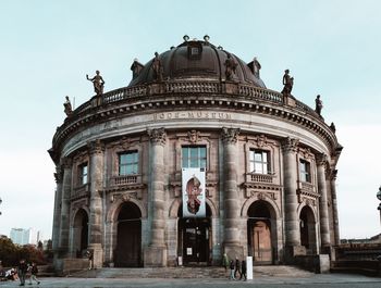 Low angle view of historical building against sky