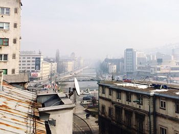 Buildings in city