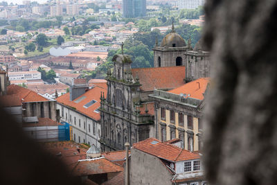 Residential buildings in town