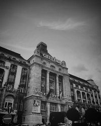 Low angle view of building against sky