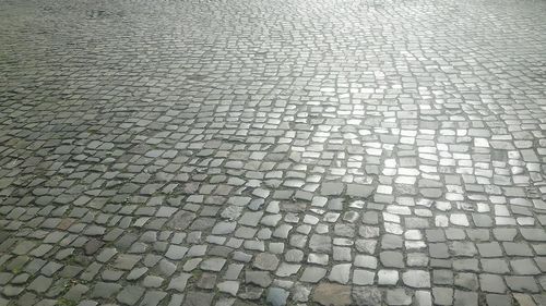 Full frame shot of cobblestone