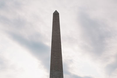 Low angle view of built structure against sky