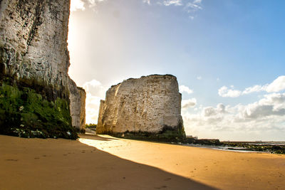 Panoramic view of beach against sky