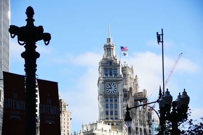 Low angle view of buildings against sky