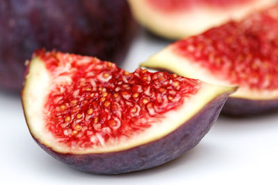 Close-up of strawberry on table