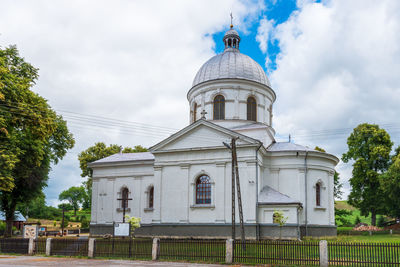 View of church