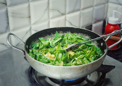 Close-up of vegetables in bowl