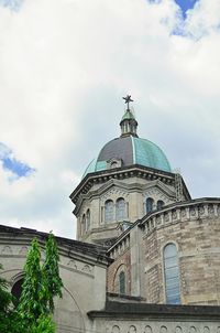 Low angle view of church against sky