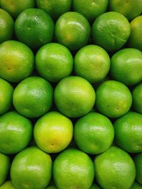 Full frame shot of oranges in market