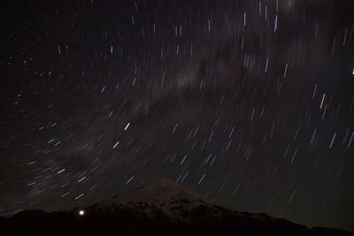 Star field against sky at night