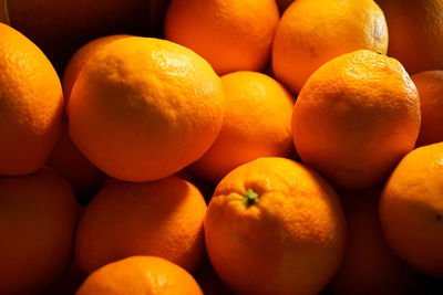 Full frame shot of oranges