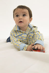 Portrait of cute boy