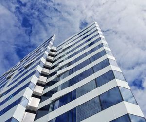 Low angle view of modern building