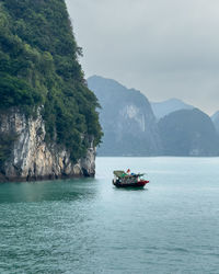 Boat in sea