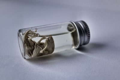 Close-up of spoon on table