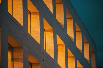 Low angle view of architectural building against sky