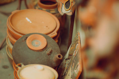 Close-up of machinery