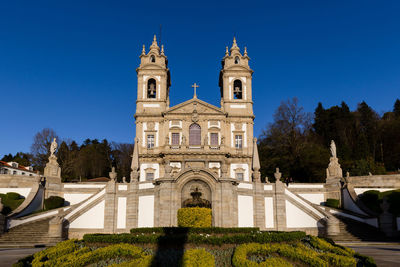 View of church at night