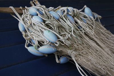 Close-up of fishing net