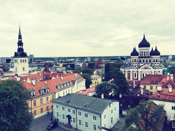 View of cityscape against sky