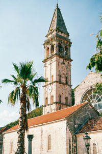 Low angle view of church