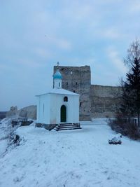 Built structures in winter