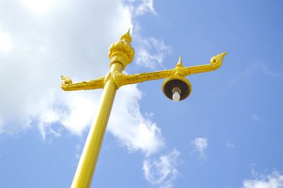 Low angle view of statue