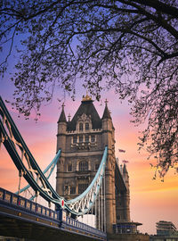 Low angle view of bridge