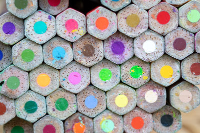 Full frame shot of multi colored candies