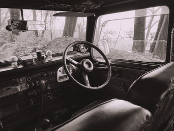 Man seen through car window