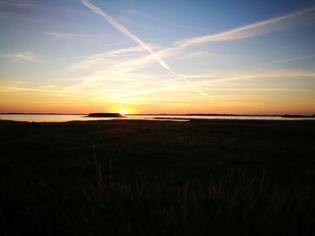 Scenic view of sunset