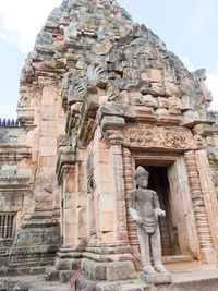 Statue of historic temple