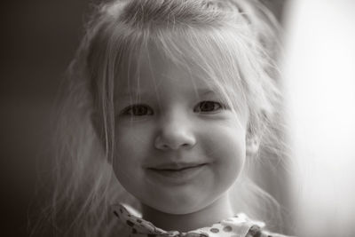 Close-up portrait of girl