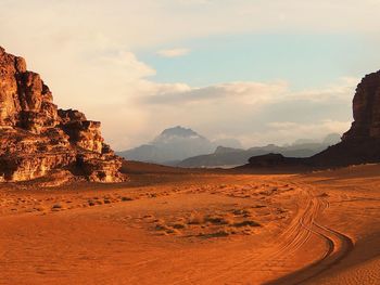 Scenic view of mountains