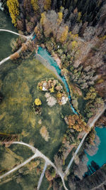 High angle view of water