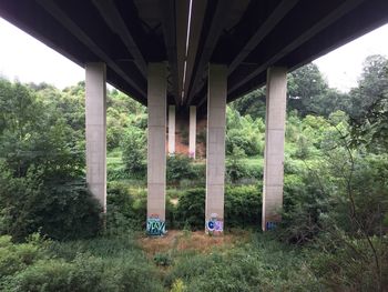 Low angle view of bridge