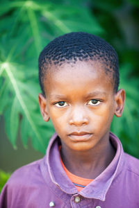 Portrait of boy