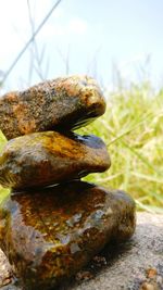 Close-up of rusty metal