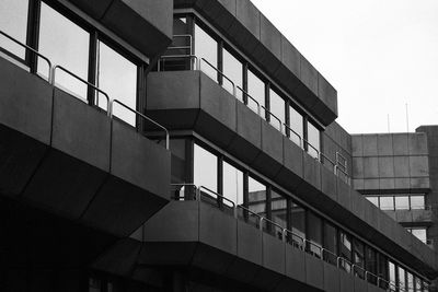 Low angle view of modern building