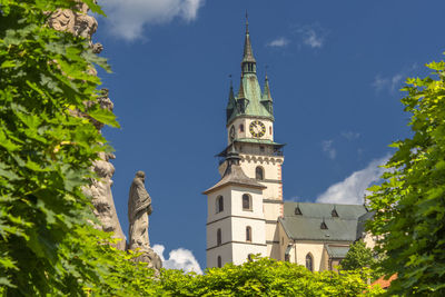 Low angle view of historic building against sky