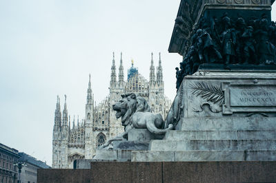 Low angle view of church