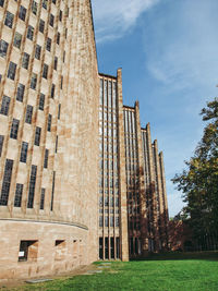 Low angle view of historical building against sky