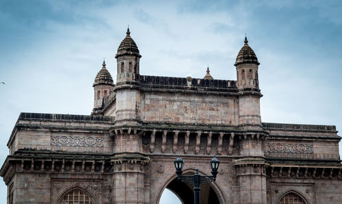 Low angle view of historical building against sky