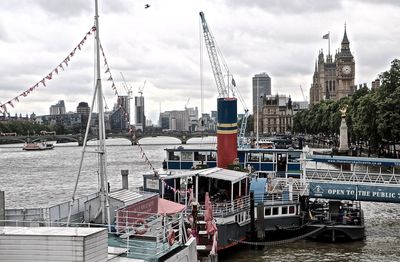 View of city at waterfront