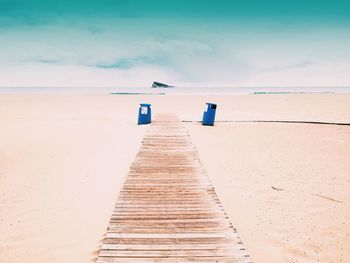 Scenic view of calm sea against sky