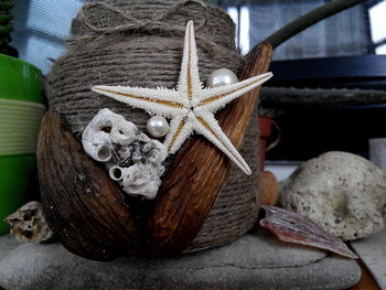 Close-up of christmas decorations