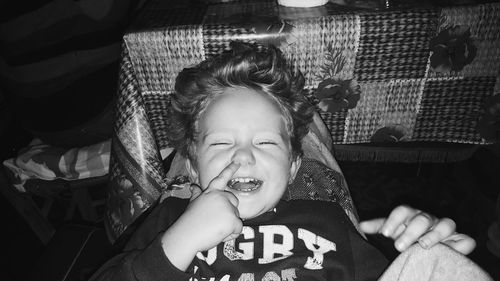 Portrait of young woman