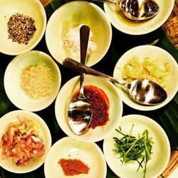 Close-up of food on table