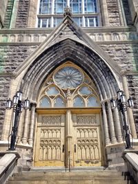 Low angle view of church